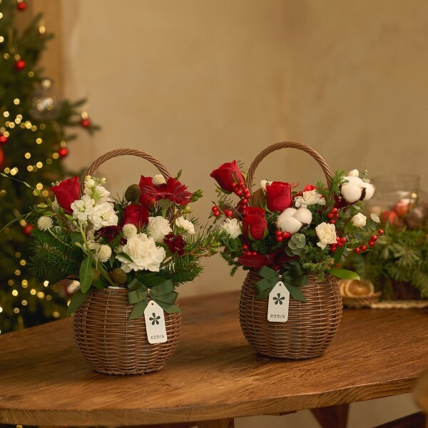 꽃집청년들,X-mas 계절 꽃바구니