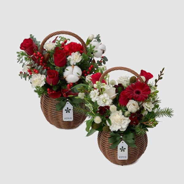 꽃집청년들,X-mas 계절 꽃바구니
