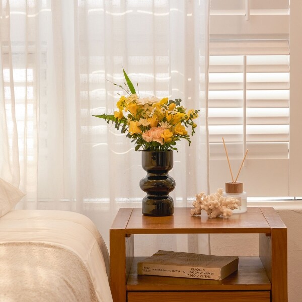 꽃집청년들,프리지아 시즌 꽃다발+페레로로쉐 8구