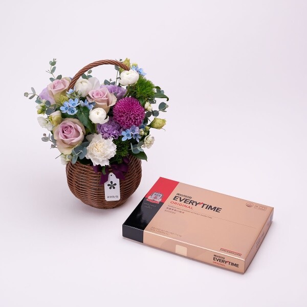 꽃집청년들,계절 꽃바구니+정관장 에브리타임